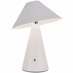 V-TAC Lampada LED da Tavolo 3W Colore: Bianco Materiale: Metallo Funzione: Ricaricabile con USB-C Tipo di Controllo: Touch di ...
