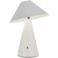 V-tac - Lampada led da Tavolo 3W ricaricabile usb c Touch Dimmerabile 3in1 in metallo bianco - 7948