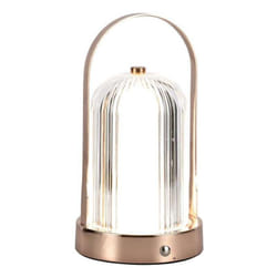 V-tac - Lampada led da Tavolo 1W 120190 Colore Bronzo antico Ricaricabile con usb c Touch Dimmerabile 3in1