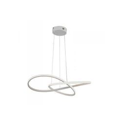 V-tac - Lampadario led a Sospensione 20W 2540lm Design Moderno Doppi Anelli Incrociati 500mm Colore Bianco 3000K SKU-8013