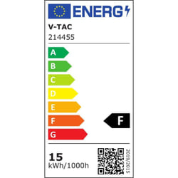 VT-2015-N Lampadina led E27 15W A65 luce bianco freddo 6400K - sku 214455 - V-tac