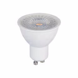 Lampada spot Chip LED Samsung SMD 6W GU10 110 445LM luce bianco naturale 4000K. Forma faretto in materiale termoplastico e co ...