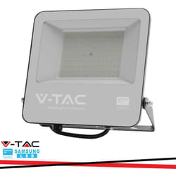 V-tac - 100W led proiettore samsung chip corpo nero super bright 4000K 135LM/W - Luce naturale