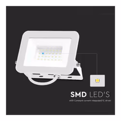 V-TAC Faro LED SMD Chip Samsung 30W Colore Bianco 6500K IP65, colore Bianco - Vista aggiuntiva 2