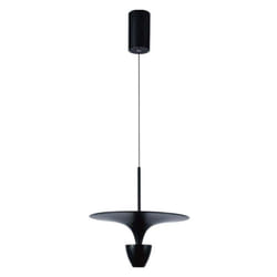 V-tac - Lampadario led 9W dal Design Moderno 30320100Cm Colore Nero 4000K