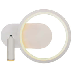 V-tac - Lampada led da Muro 14W con Faretto Orientabile 360° in Metallo Colore Bianco 4000K