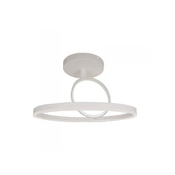 V-tac - Plafoniera Lampadario led 37W 4000lm Doppio Anelli Incrociate Colore Bianco D495mm 4000K SKU-14985