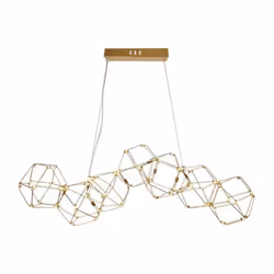 V-TAC Lampadari e Pendenti Lampadario LED a Sospensione 28W in Metallo dal Design Moderno Verniciato Oro 3000K. Acquistalo su ...