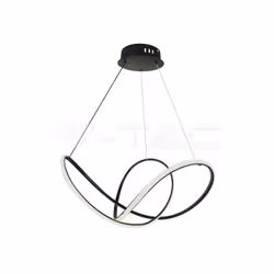 Lampada a sospensione led V-tac 49W 3000K corpo nero VT-7919-B - 15340 Elegante e raffinato grazie ai LED incorporati. Specif ...
