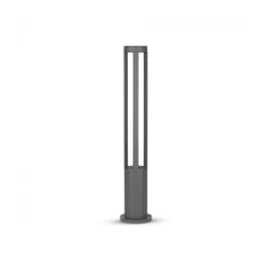 V-tac - VT-820 lampada led da giardino con fissaggio a terra 10W colore grigio IP65 - sku 218328 / 218329 / 218330 da esterno IP65 - Colore Luce: