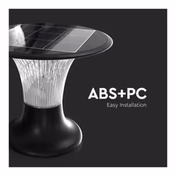 V-TAC Lampada LED Solare 15W da Terra Batteria LiFePO4 3.2V Colore Nero CCT: 6000K+4000K IP65, colore Nero - Vista aggiuntiva 3