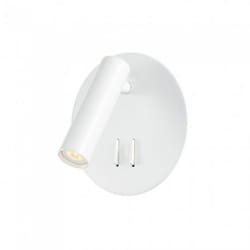 Applique da Parete 2 led Chip cree 6W con Faretto Orientabile 3W Colore Bianco 3000K - V-tac