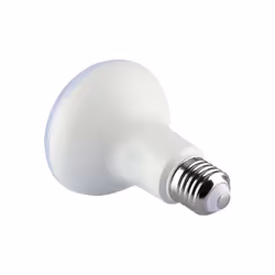 Lampada Chip LED Samsung SMD 11W E27 120 1055LM 96LM/W luce bianco freddo 6400K. Forma Bulbo reflector R80 in materiale termo ...