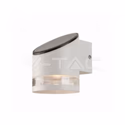 1W LED Solar Wall Lamp SMD Corpo bianco IP44 3000K SKU: 10395 : VT: VT-1138 Specifiche tecniche : Informazione generale = : D ...