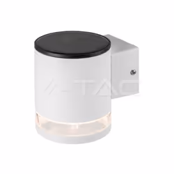 1W LED Solar Wall Lamp SMD Corpo bianco IP44 3000K SKU: 23013 : VT: VT-1139 Specifiche tecniche : Informazione generale = : D ...