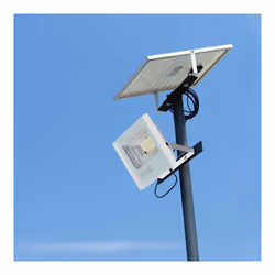 V-TAC Faro LED con Telecomando e Pannello Solare 16W Batteria sostituibile Cavo da 5m Colore Bianco 6400K IP65, colore Bianco - Vista aggiuntiva 2