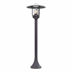 V-TAC Illuminazione da giardino Lampione LED da Giardino con Portalampada a Lanterna E27 Colore Nero Opaco h: 97.5cm IP44. Ac ...