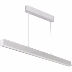 Plafoniera LED a sospensione Linear Light V-Tac PRO VT-7-44 realizzata in alluminio di colore bianco con copertura opaca. Tec ...