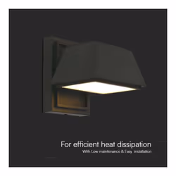 V-TAC Lampada LED da Muro 15W 120LM/W Doppio Fascio Luminoso Colore Nero 4000K IP65, colore Nero - Vista aggiuntiva 3