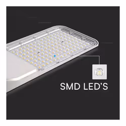 V-TAC Armatura Stradale LED Chip Samsung 100W 120LM/W Sensore Luce Colore Grigio 4000K IP65, colore Grigio - Vista aggiuntiva 2