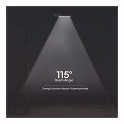 V-TAC Armatura Stradale LED Chip Samsung 100W 120LM/W Sensore Luce Colore Grigio 4000K IP65, colore Grigio - Vista aggiuntiva 3