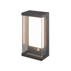 V-tac - VT-1193 Lampada led solare da parete pannello fotovoltaico e Sensore pir 1W Colore grigio 3000K IP54 - 23033