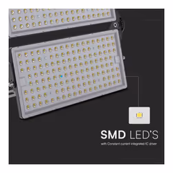 V-TAC Faro LED 500W 135LM/W Colore Nero 360° Cavo 1m 4000K IP65, colore Nero - Vista aggiuntiva 3