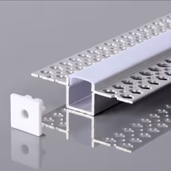 Profilo in alluminio con difusore per Strisce LED 2000*55*15mm Corpo d argento SKU: 23173 : VT: VT-8201 Specifiche tecniche : ...