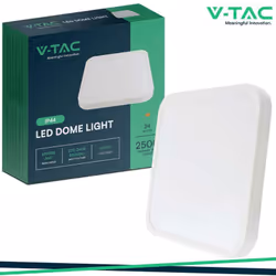 24W LED Plafoniera Quadrata Cornice bianca 4000K IP44 SKU: 76281 : VT: VT-8624 Specifiche tecniche : Informazione generale = ...