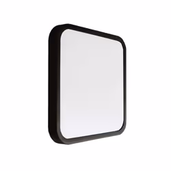 Plafoniera elegante quadrata, di colore nero, dal design moderno. Grado di protezione IP44, ideale per ambienti esterni coper ...