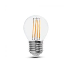 VT-2366 Lampadina led 6W goccia E27 G45 filamento 100lm/w in vetro trasparente luce calda 3000K - 212842 - V-tac