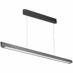 V-TAC Plafoniera LED Chip Samsung a Sospensione 36W Grigio 1227*50*60mm 3in1