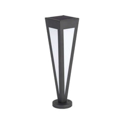 V-TAC Piantana Solare LED da Giardino 2W 635cm con Telecomando Colore Nero 3000K IP65, colore Nero