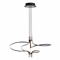 V-TAC Lampadari e Pendenti Lampadario LED Sospensione 30W Design Moderno Metallo Nero Oro H1200x560mm 3000K. Acquistalo subit ...