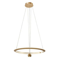 Lampadario led Sospensione Circolare Regolabile 46W 6201200mm Oro 3000K - V-tac