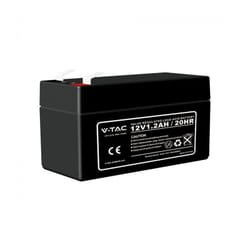 V-tac - Batteria al Piombo 12V 1.2Ah per Allarme, Videosorveglianza, ups Terminali T1 974352mm - 23449