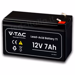 Batteria a secco ricaricabili al piombo 12V 7Ah V-TAC - sku. 23451 Le batterie v-tac al piombo sono adatte ad applicazioni ge ...