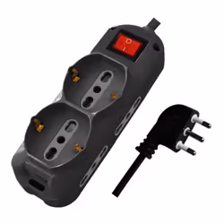 V-TAC Materiale Elettrico Multipresa Cavo 1,5m 4 Prese 10/16A 2P+T Bipasso + 2 10/16A 2P+T Schuko + Interruttore Spina 16A 2P ...