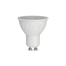 Lampadina led faretto GU10 6W 38° con copertura Trasparente luce 3000K - 211891 - V-tac