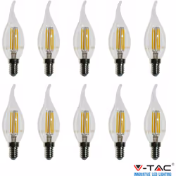 Fascio Luminoso di 300° e Flusso Luminoso di 400lm. 4W corrispondenti a 40W. Disponibile con Luce Bianca Calda 2700K, Natural ...