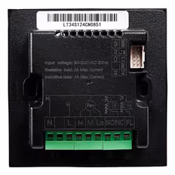 Shelly LinkedGo smartes HVAC-Thermostat termostato Nero