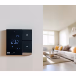Shelly LinkedGo smartes HVAC-Thermostat termostato Nero - Vista aggiuntiva 5