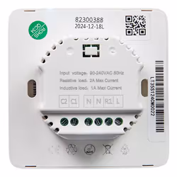 Shelly LinkedGo Smart floor heating thermostat termostato Bianco - Vista aggiuntiva 3