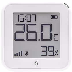 Shelly H&T Gen3Blanco è un sensore di temperatura e umidità Wi-Fi e Bluetoothde di nuova generazione de dotato di elil nuovo ...