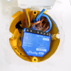 Shelly 1 Gen3 Interruttore intelligente Blu - Vista aggiuntiva 4