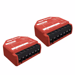 Shelly SHELLY_1PM_GEN3_2ER, Interruttore intelligente, Wireless, Plastica, 30 m, 50 m, Rosso