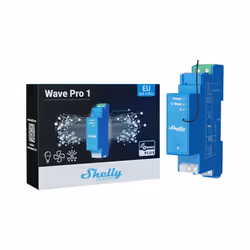 Shelly Qubino Wave Pro 1 trasmettitore di potenza Blu - Vista aggiuntiva 4