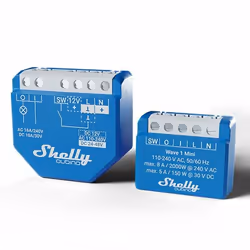 Shelly Qubino Wave 1 Mini Interruttore intelligente Blu - Vista aggiuntiva 7