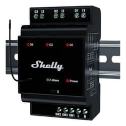 Shelly Wave PRO 3 trasmettitore di potenza Nero
