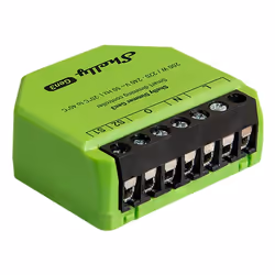 Shelly Dimmer Gen3, Dimmer, 150 W, 200 W, Da Incasso, Wireless, Nero, Lime